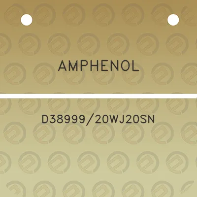 amphenol-d3899920wj20sn