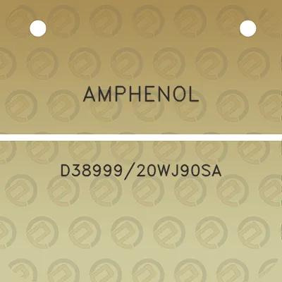 amphenol-d3899920wj90sa