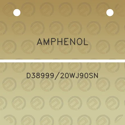 amphenol-d3899920wj90sn