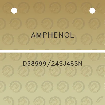 amphenol-d3899924sj46sn