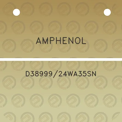 amphenol-d3899924wa35sn