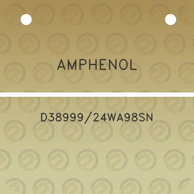 amphenol-d3899924wa98sn