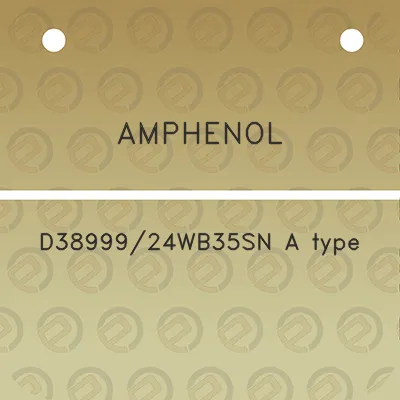 amphenol-d3899924wb35sn-a-type