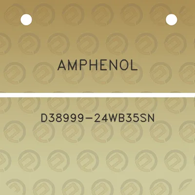 amphenol-d38999-24wb35sn