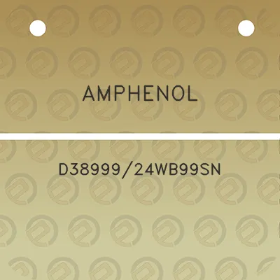 amphenol-d3899924wb99sn