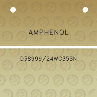 amphenol-d3899924wc35sn