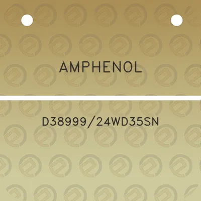 amphenol-d3899924wd35sn