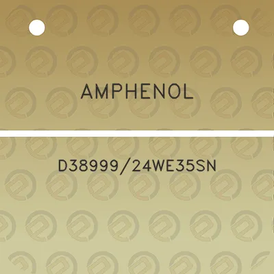 amphenol-d3899924we35sn