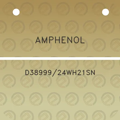 amphenol-d3899924wh21sn