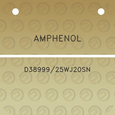 amphenol-d3899925wj20sn