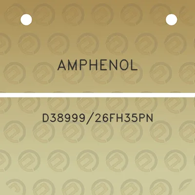 amphenol-d3899926fh35pn