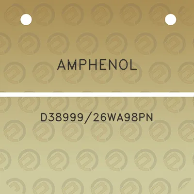 amphenol-d3899926wa98pn