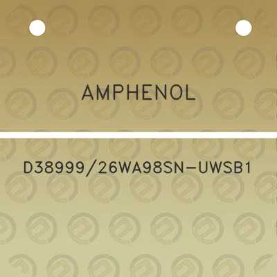 amphenol-d3899926wa98sn-uwsb1