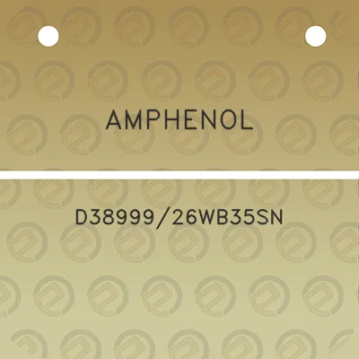 amphenol-d3899926wb35sn