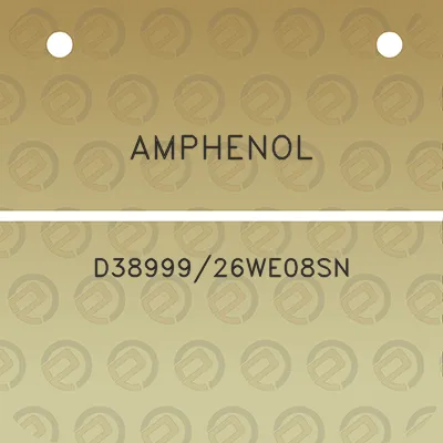 amphenol-d3899926we08sn