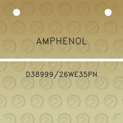 amphenol-d3899926we35pn