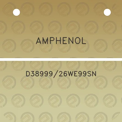 amphenol-d3899926we99sn