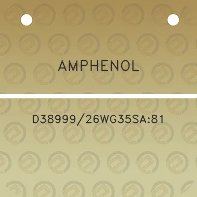 amphenol-d3899926wg35sa81