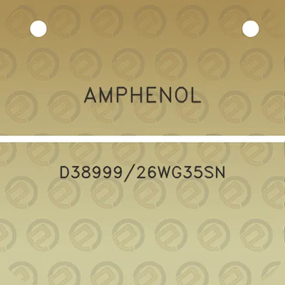 amphenol-d3899926wg35sn