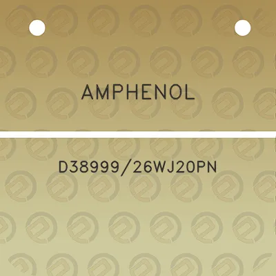 amphenol-d3899926wj20pn