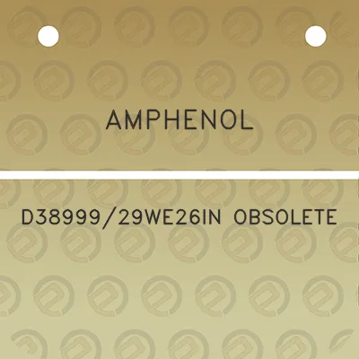 amphenol-d3899929we26in-obsolete