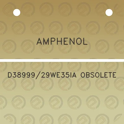 amphenol-d3899929we35ia-obsolete