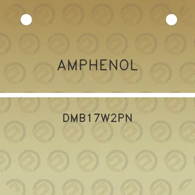 amphenol-dmb17w2pn