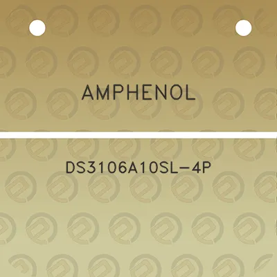 amphenol-ds3106a10sl-4p