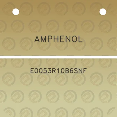 amphenol-e0053r10b6snf