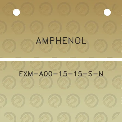 amphenol-exm-a00-15-15-s-n