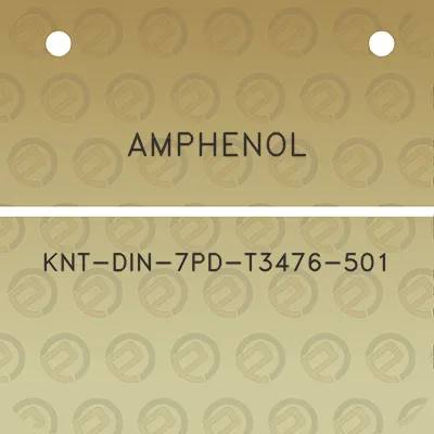 amphenol-knt-din-7pd-t3476-501