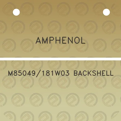 amphenol-m85049181w03-backshell