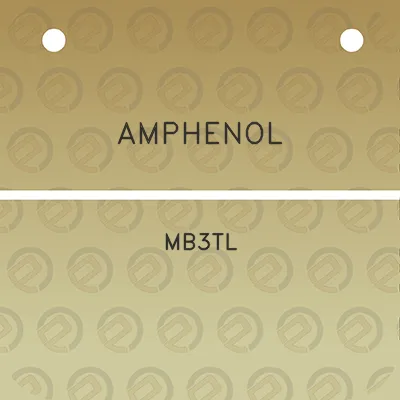 amphenol-mb3tl