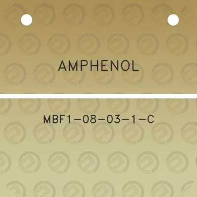 amphenol-mbf1-08-03-1-c