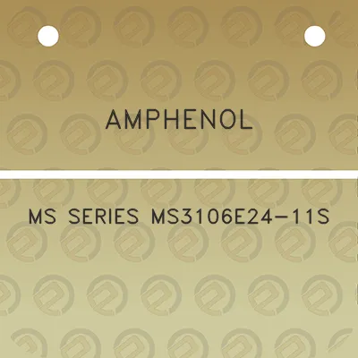 amphenol-ms-series-ms3106e24-11s