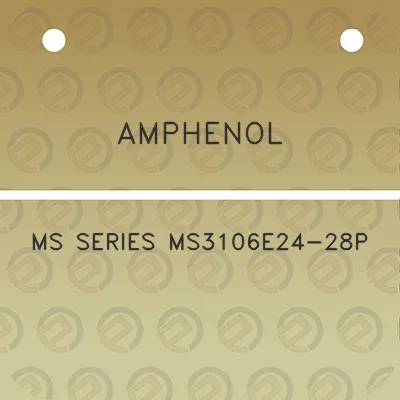 amphenol-ms-series-ms3106e24-28p