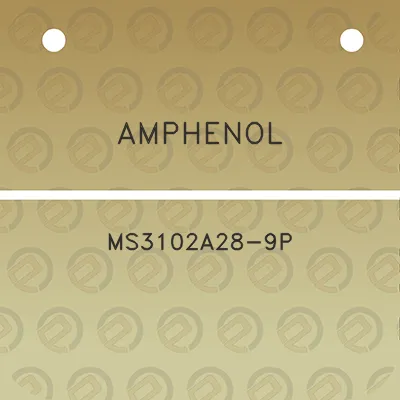 amphenol-ms3102a28-9p