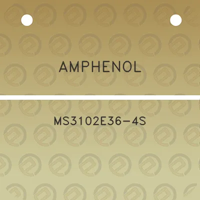 amphenol-ms3102e36-4s