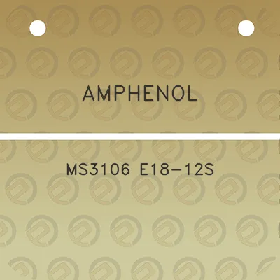 amphenol-ms3106-e18-12s