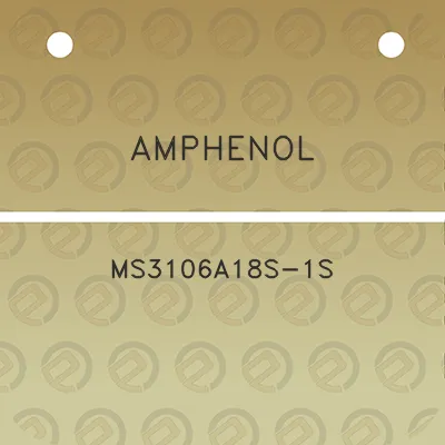 amphenol-ms3106a18s-1s