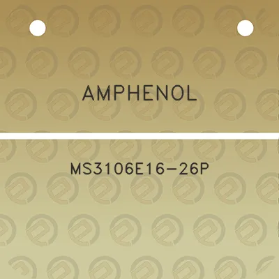 amphenol-ms3106e16-26p