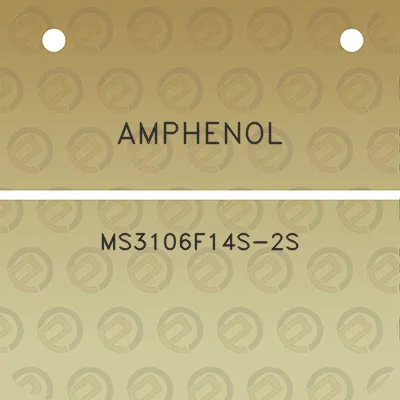 amphenol-ms3106f14s-2s