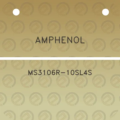 amphenol-ms3106r-10sl4s