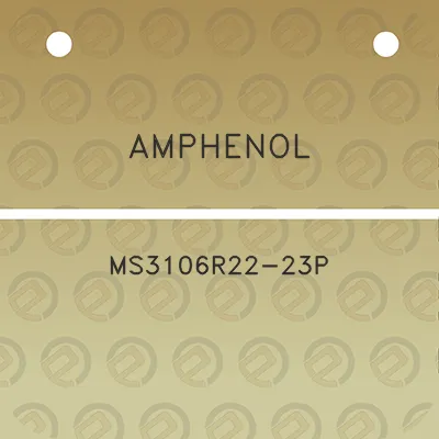 amphenol-ms3106r22-23p