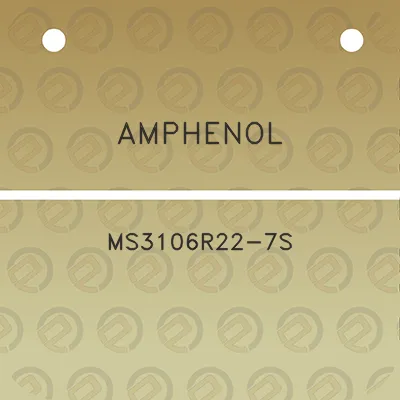 amphenol-ms3106r22-7s