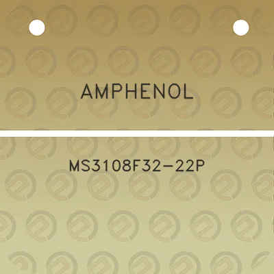 amphenol-ms3108f32-22p