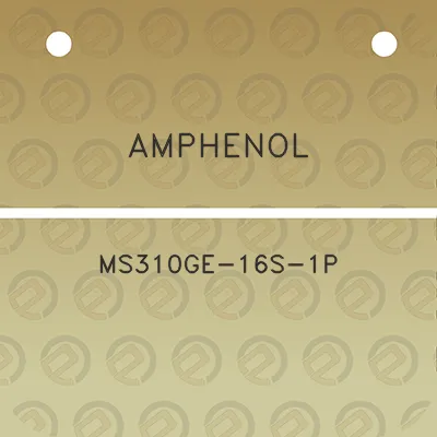 amphenol-ms310ge-16s-1p