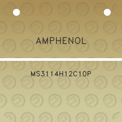 amphenol-ms3114h12c10p