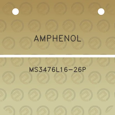 amphenol-ms3476l16-26p