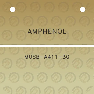 amphenol-musb-a411-30